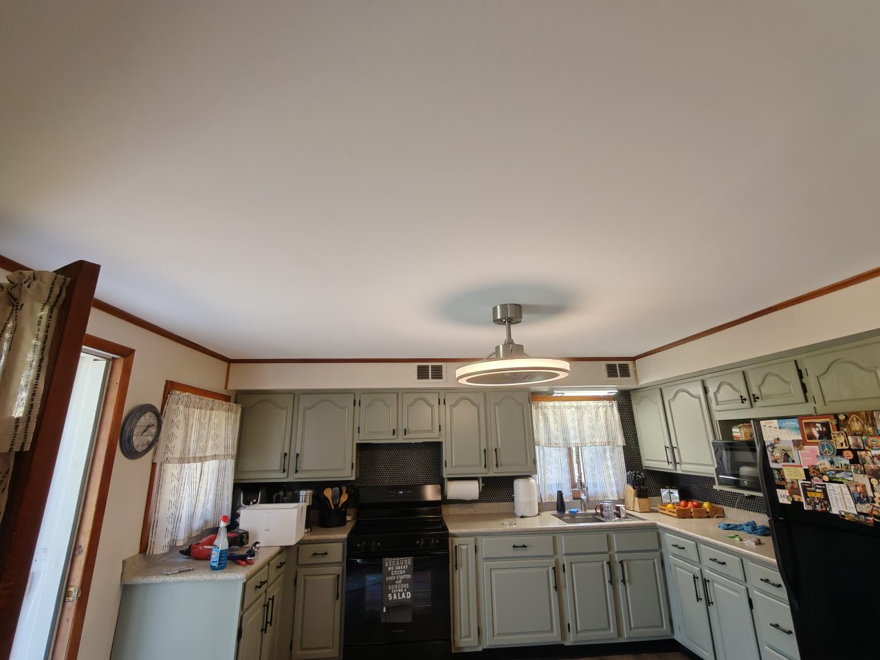 Picture of finished kitchen