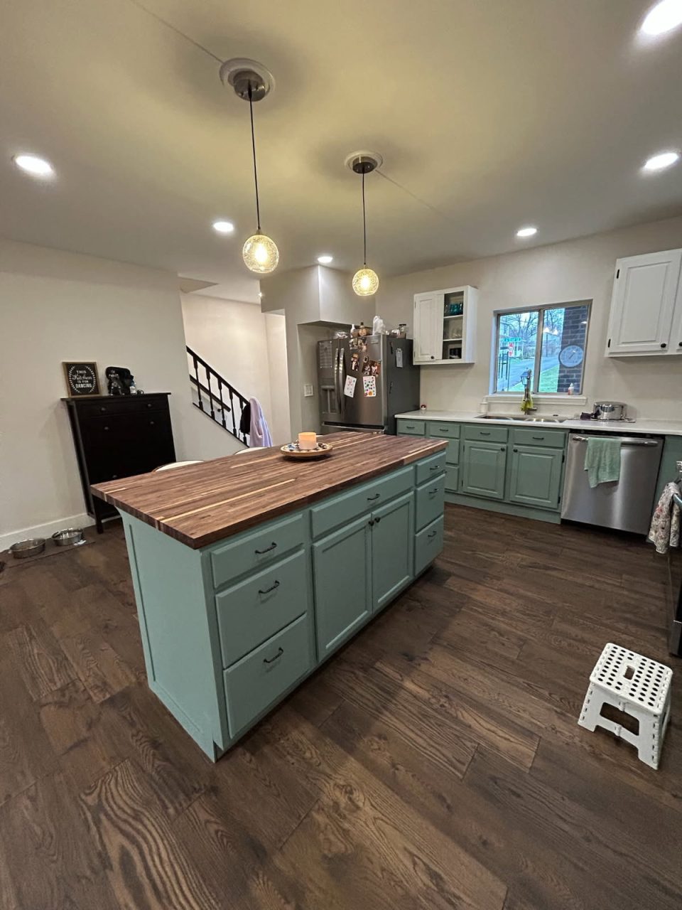 Picture of finished kitchen