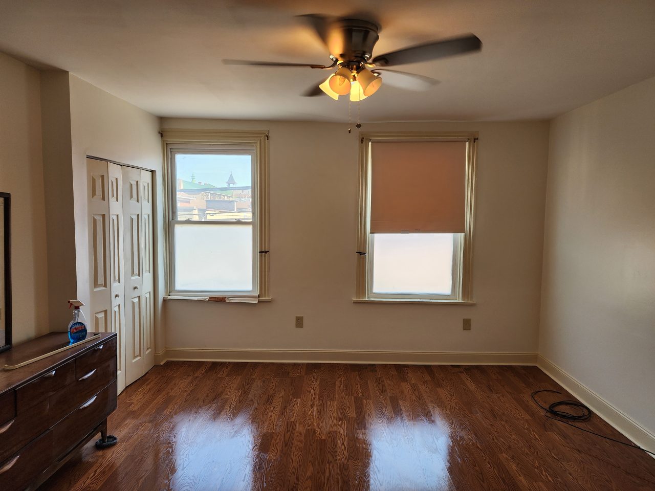 finished bedroom