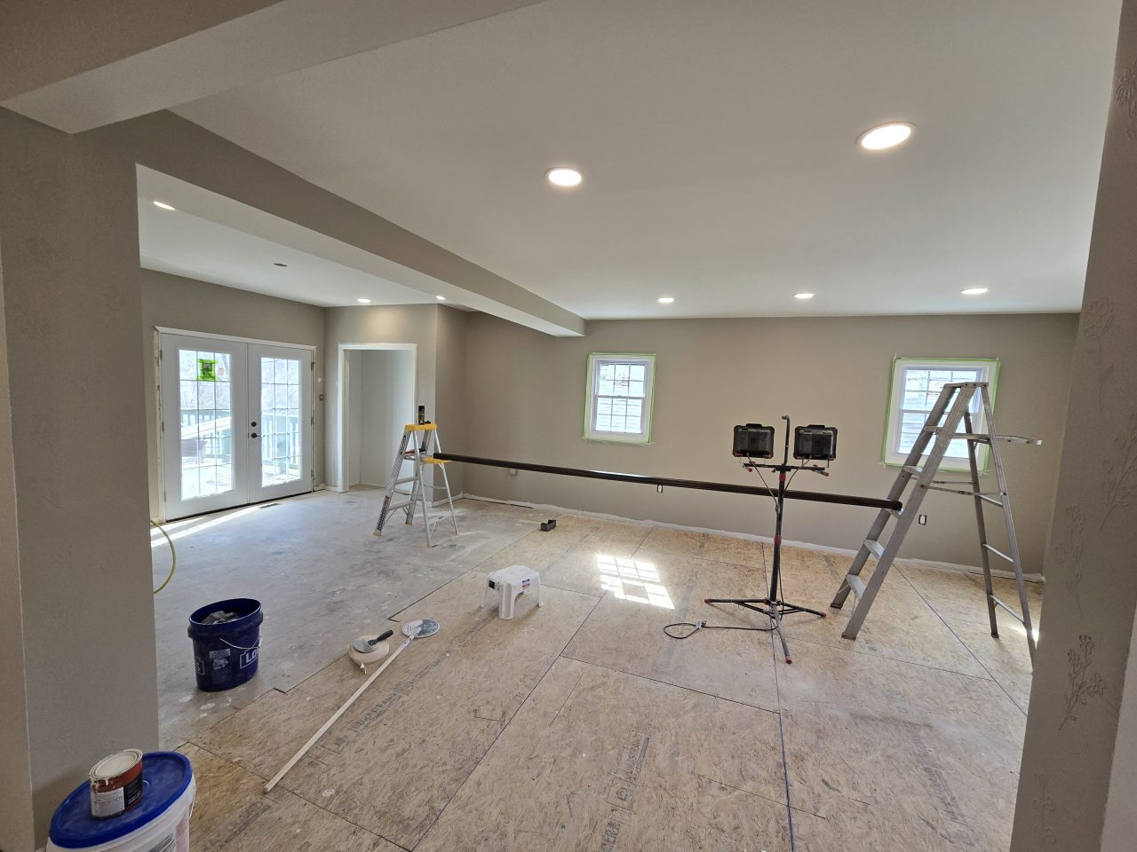 Picture of finished drywall