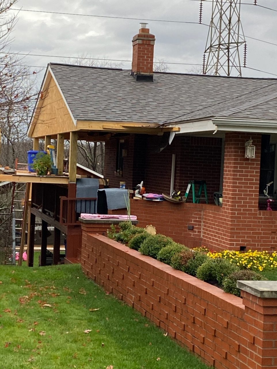 Picture of roof addition